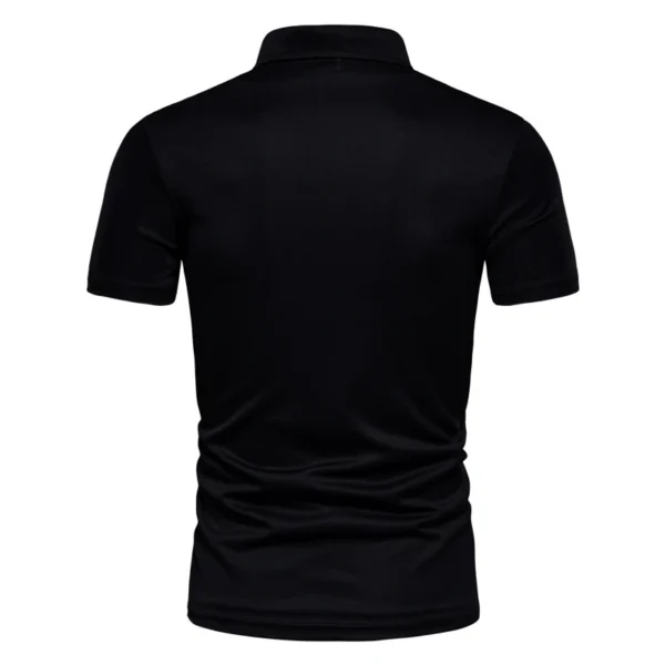 2025 New Men's Casual Short sleeved Polo Shirt Summer Short sleeved Shirt - Image 2